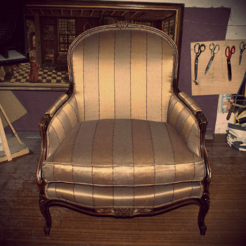 Example realisation fauteuil Louis XV